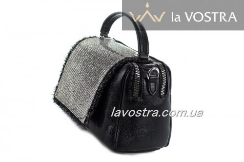 Сумка жіноча Velina Fabbiano 6615 (чорний, еко-шкіра)