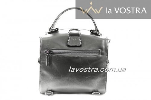 Сумка женская Lady-bags 6975 (серебро, эко-кожа)