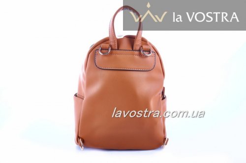 Рюкзак жіночий Caely & HF 6940 (коричневий, еко-шкіра)