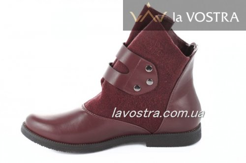 Черевики жіночі Weide 2733 (весняно-осінні, червоний)