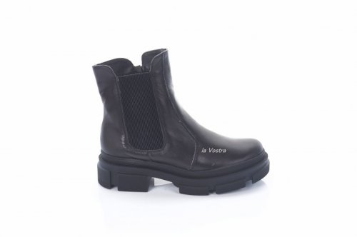 Ботинки женские Plamari 7613 (зимние, черный, кожа)