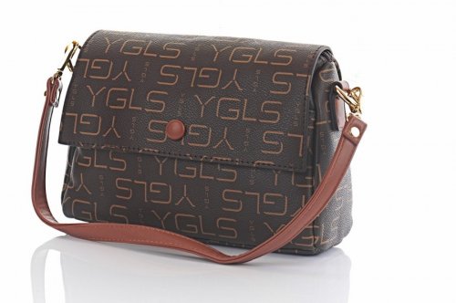 Сумка жіноча Miss moda 9356 (коричневий, еко-шкіра)
