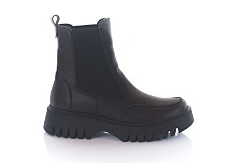 Черевики жіночі EDAN 11379 (зимові, шоколадні, шкіряні)