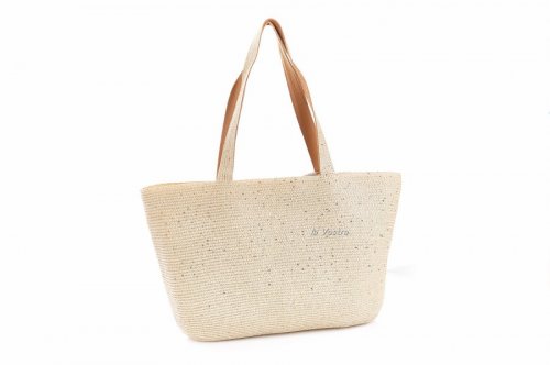 Сумка пляжна женская D&Bags 7841 (бежевый, текстиль)