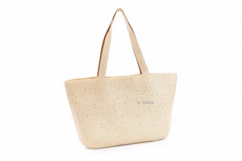 Сумка пляжна женская D&Bags 7841 (бежевый, текстиль)