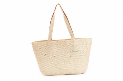 Сумка пляжна женская D&Bags 7841 (бежевый, текстиль)