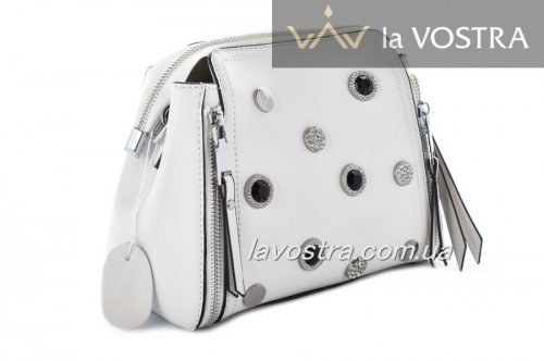 Сумка: жіноча Lady-bags 6980 (білий, шкіра)
