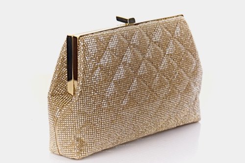 Сумка женская Flora&Co 11051 (золотая, текстильная)