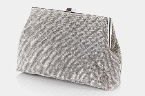Сумка жіноча Flora&Co 11052 (срібна, текстильна)