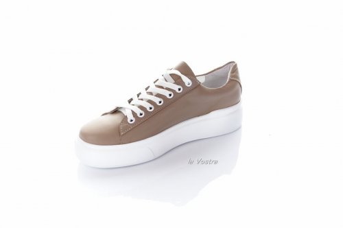Кросівки жіночі Eny Lee 7302 (весна-літо-осінь, кава, шкіра)
