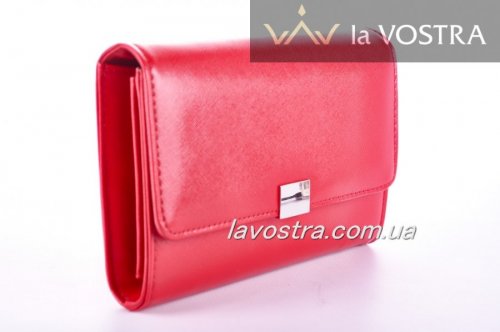 Клатч жіночий Miss moda 6303 (червоний, екошкіра)