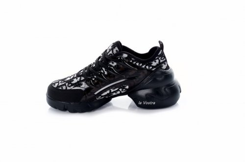 Кросівки жіночі Stile 7630 (весна-літо-осінь, чорний, текстиль)