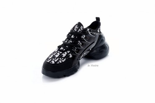 Кросівки жіночі Stile 7630 (весна-літо-осінь, чорний, текстиль)