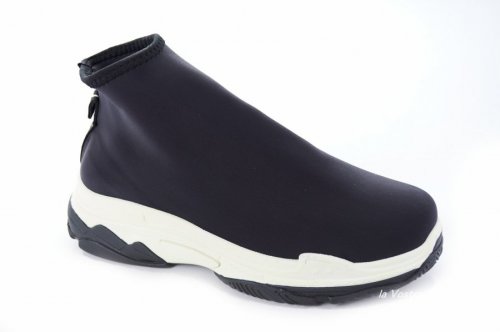 Кросівки жіночі Basida 3952 (весняно-осінні, чорний, текстиль)