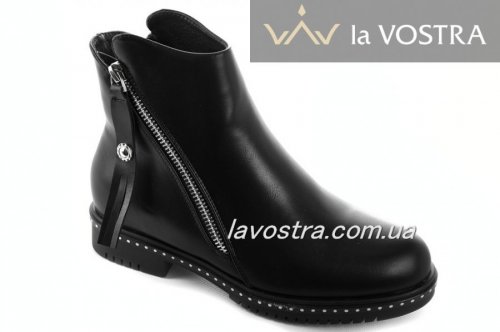 Черевики жіночі Weide 6857 (зимові, чорний, еко-шкіра)