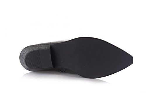Козачки жіночі  10554 (весняно-осінні, шоколадні, шкіряні)