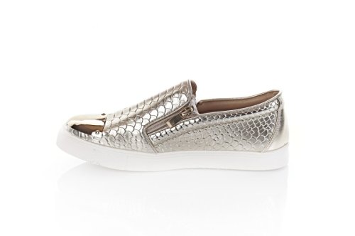 Сліпони жіночі  3900 (весна-літо-осінь, золото, еко-лак)