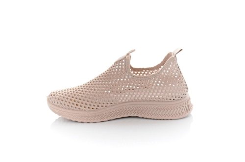 Мокасины женские Seastar 10389 (летние, нюд, текстиль)