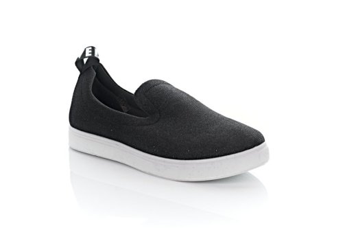 Сліпони жіночі Lucky shoes 3776 (весна-літо-осінь, чорні)