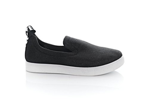 Сліпони жіночі Lucky shoes 3776 (весна-літо-осінь, чорні)