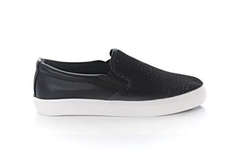 Мокасины женские L&H 10168 (весна-лето-осень, черный, текстиль)