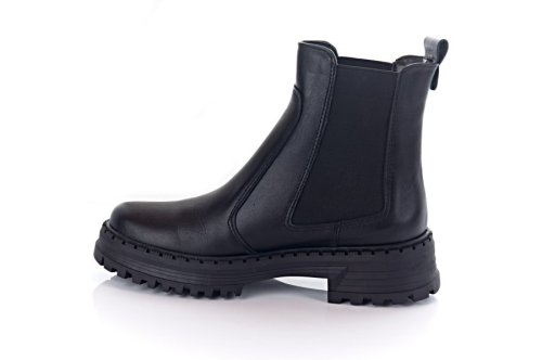 Черевики жіночі EDAN 10643 (зимові, чорні, шкіряні)