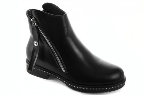 Черевики жіночі Weide 6857 (зимові, чорний, еко-шкіра)