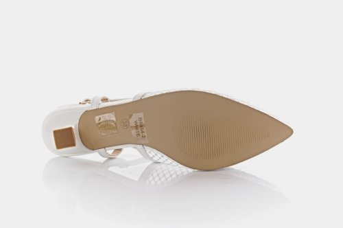 Босоніжки жіночі Kafeini 11001 (весняно-літні, білі, текстильні)