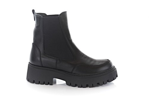 Черевики жіночі EDAN 9802 (зимові, чорні, шкіряні)