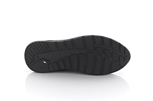 Кросівки жіночі EDAN 10036 (весняно-осінні, чорні, шкіра-замш)