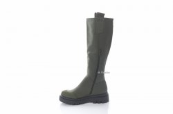 Чоботи жіночі Basida 8225 (весняно-осінні, зелений, еко-шкіра)