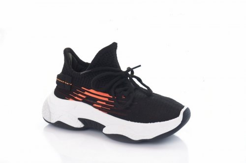 Кросівки жіночі VEAGILA 8694 (весна-літо-осінь, чорний, текстиль-сітка)