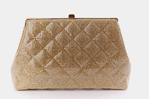 Сумка женская Flora&Co 11051 (золотая, текстильная)