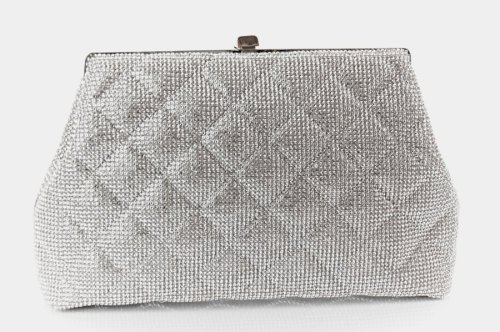 Сумка женская Flora&Co 11052 (серебряная, текстильная)