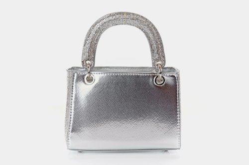 Сумка жіноча Flora&Co 11068 (срібна, еко-шкіряна)