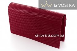 Клатч жіночий Miss moda 6572 (бордовий, еко-замш)
