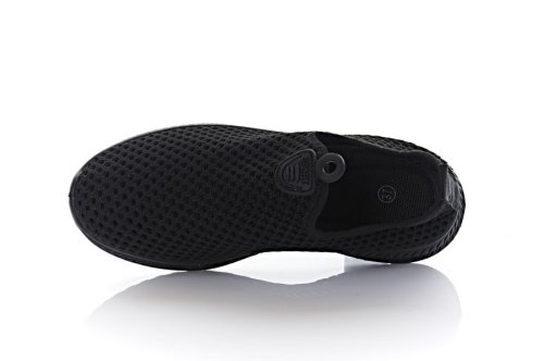 Мокасины женские Seastar 10295 (летние, черные, текстиль)