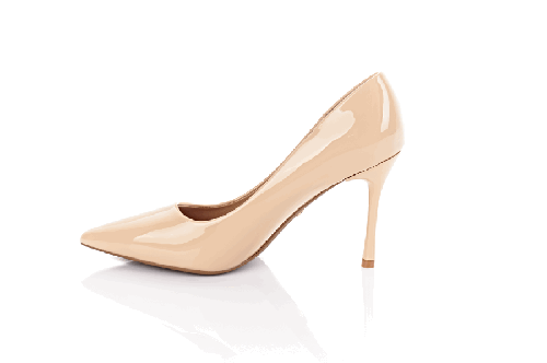 Туфлі жіночі Yes mile 11762 (весняно-осінні, бежеві, еко-лакові)