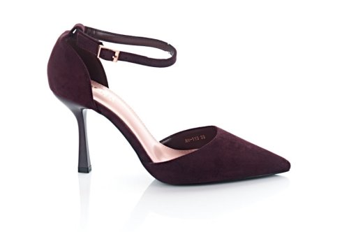 Туфлі жіночі Comer 11997 (весна-літо-осінь, шоколадні, еко-замш)