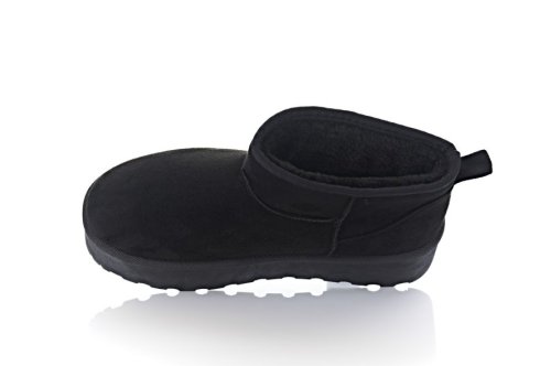 Уггі жіночі Yes mile 9790 (зимові, чорний, еко-замш)