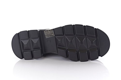 Лофери жіночі Seastar 10489 (весняно-осінні, чорні, текстильні)