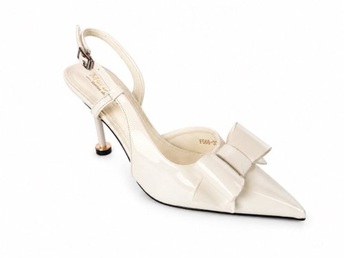 Слінгбеки жіночі Mejdelli 11748 (весняно-літні, білі, еко-шкіряні)